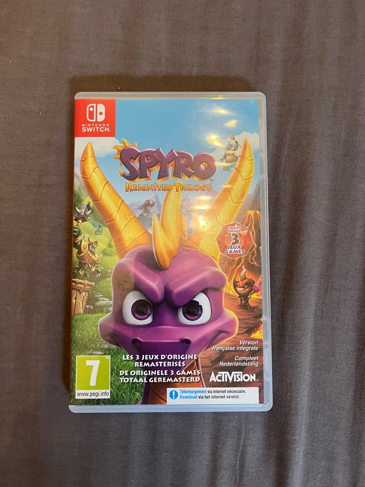 Spyro Reignited Trilogy nintendo switch, Consoles de jeu & Jeux vidéo, Jeux | Nintendo Switch, Enlèvement, Comme neuf