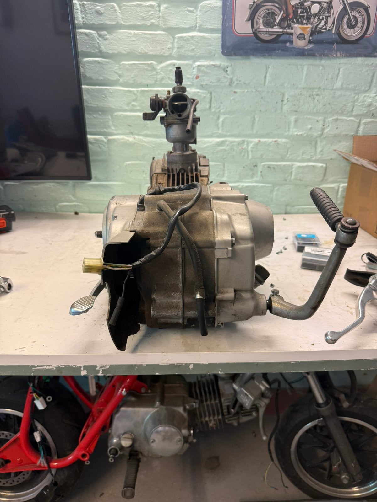 Honda 50cc - 4 bak (CD50 Benley S), Enlèvement, Honda