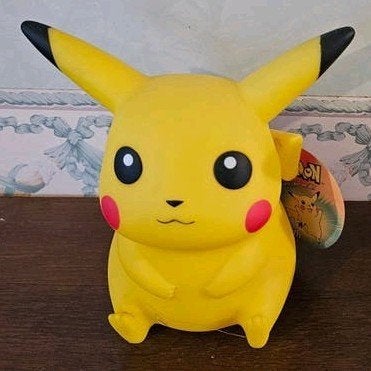 1 vintage Pokémon Pikachu Foam Bath fles, jaren 90, met lab, Verzamelen, Ophalen of Verzenden