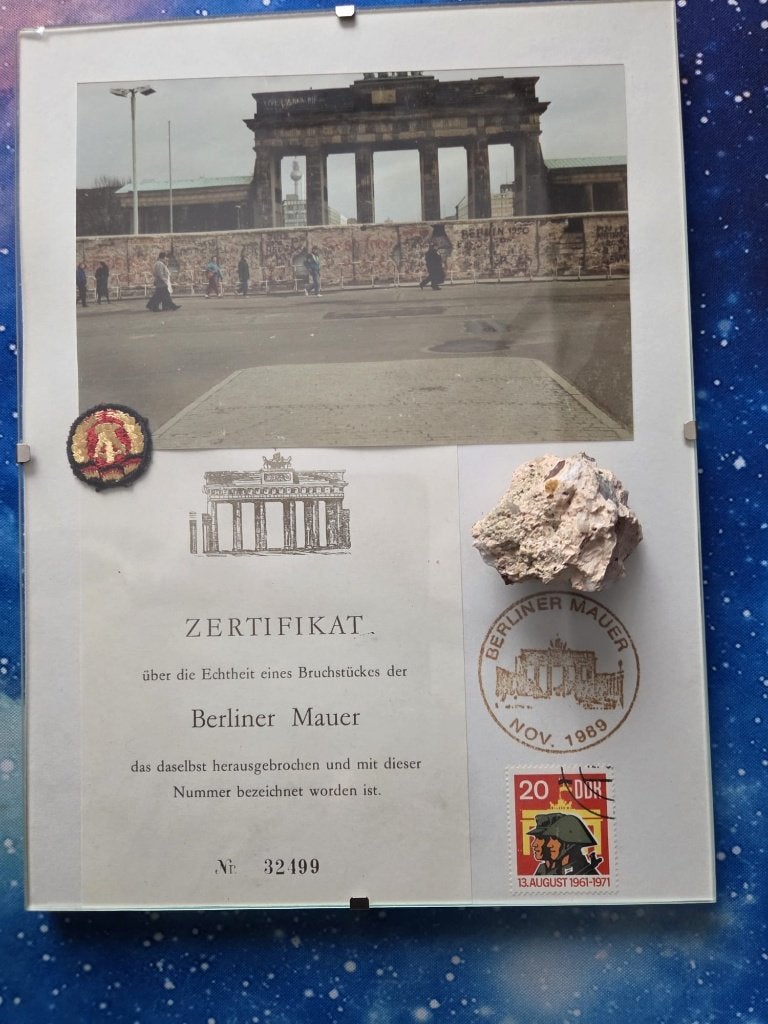 Kader Berlijnse Muur 25x18 cm, Ophalen of Verzenden, Zo goed als nieuw
