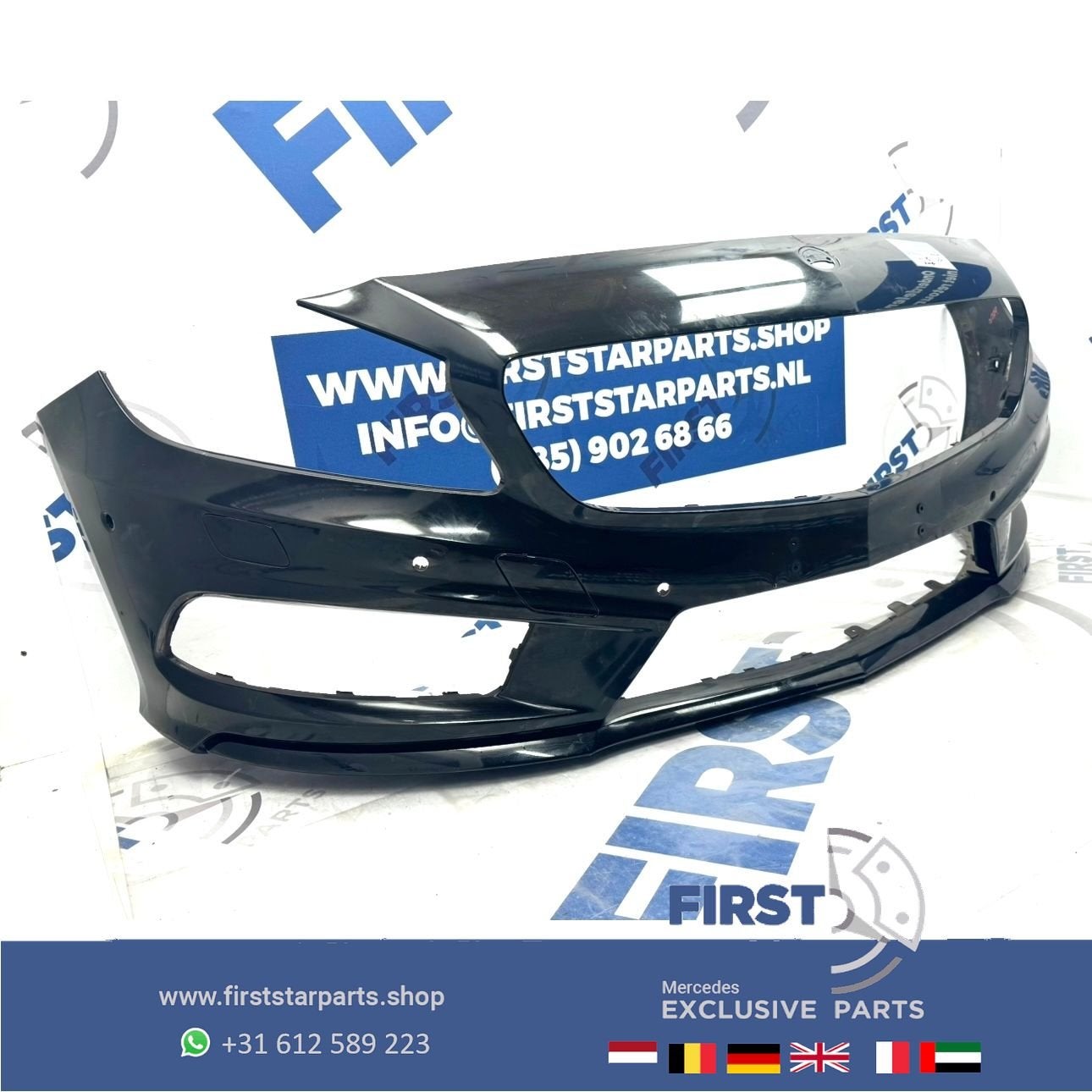 A45 BUMPER W176 AMG VOORBUMPER ZWART WIT GRIJS BLAUW ORIGINE, Autos : Pièces & Accessoires, Carrosserie & Tôlerie, Utilisé, -