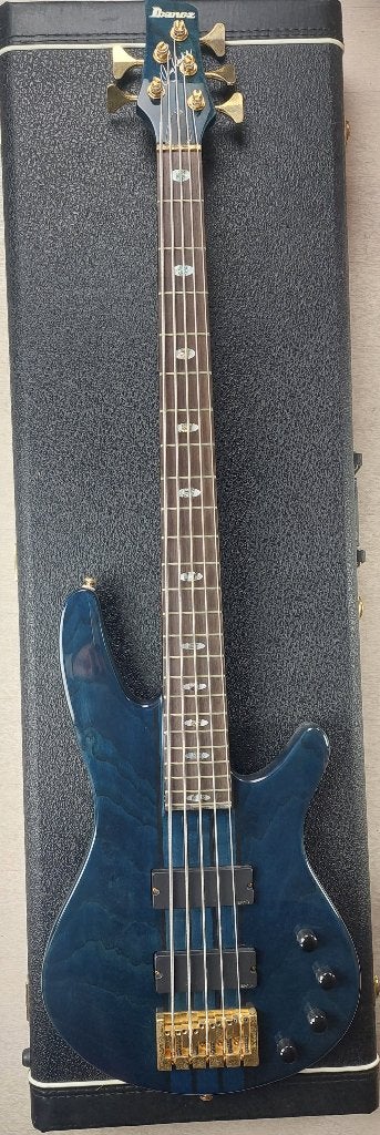 Ibanez DWB35 Doug Wimbish (5 cordes, manche traversant), Musique & Instruments, Enlèvement, Utilisé, Électrique, 5 cordes