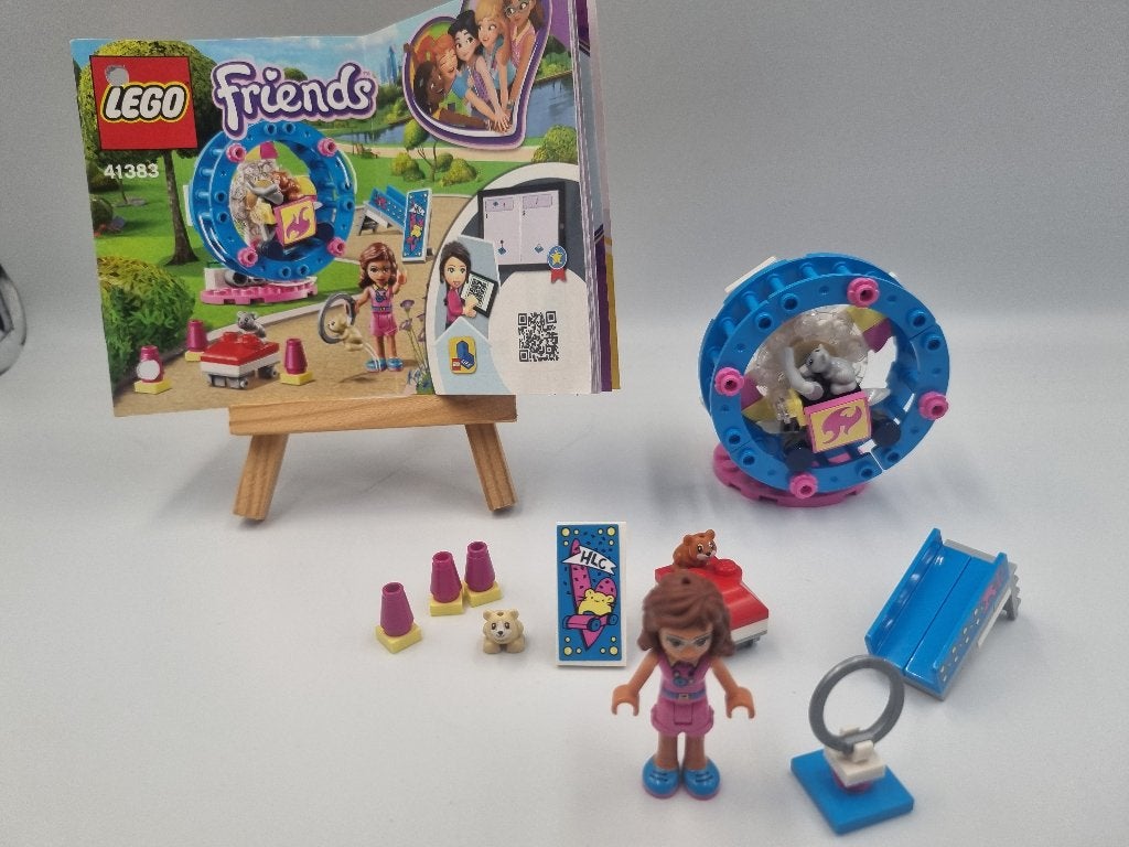Lego Friends 41383 Olivia's Hamster Playground, Kinderen en Baby's, Lego, Friends, Ophalen of Verzenden, Zo goed als nieuw