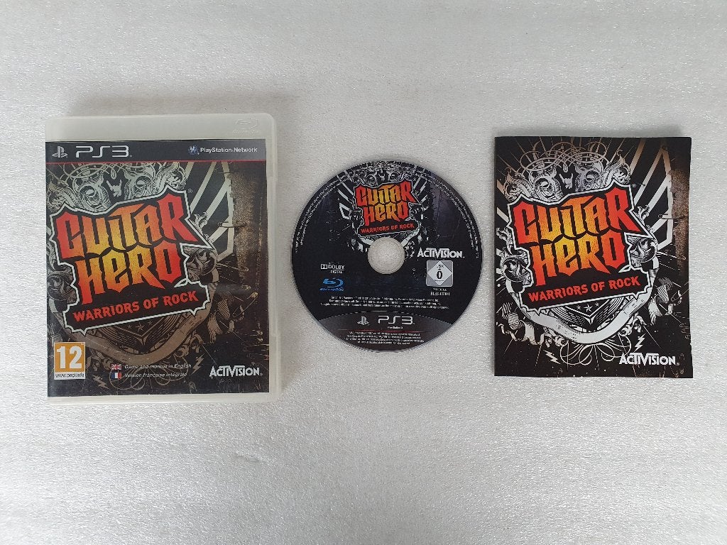 PS3: Guitar Hero - Warriors of Rock, Consoles de jeu & Jeux vidéo, Enlèvement ou Envoi, Utilisé