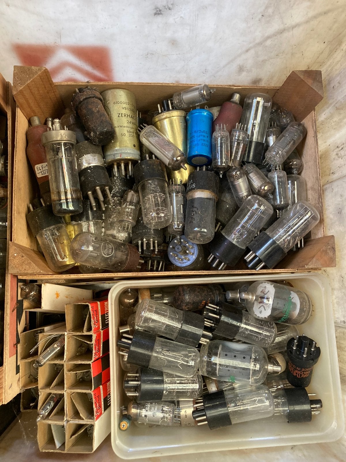 Oude radio lampen, Antiek en Kunst, Ophalen