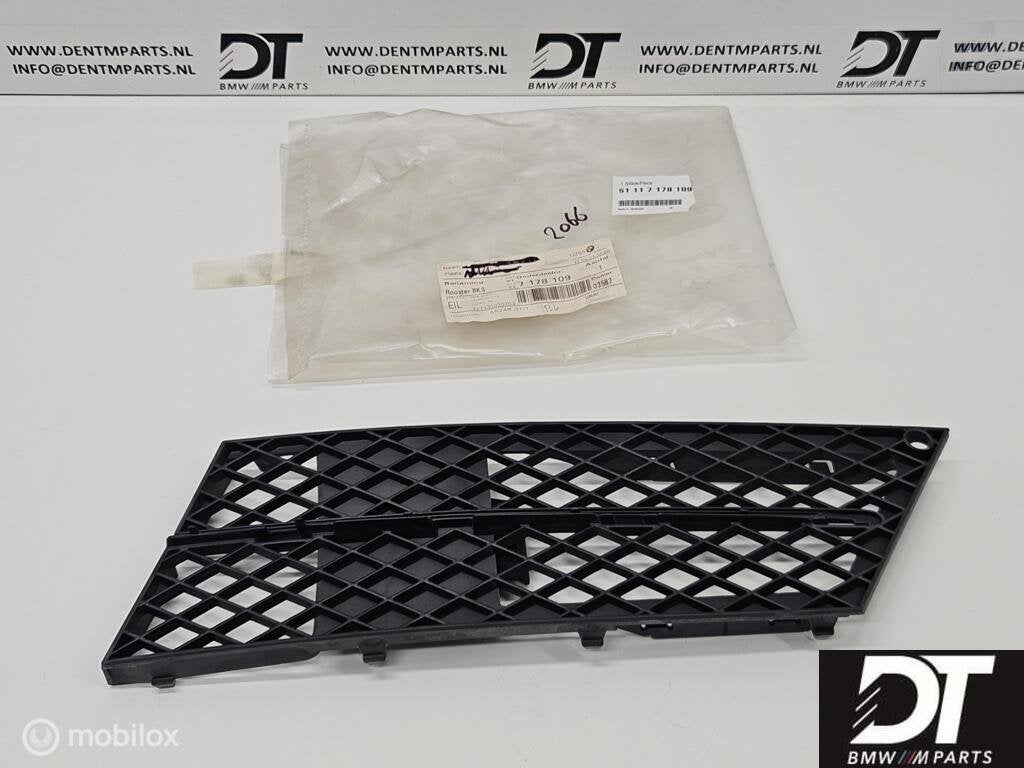 Grille bumper links BKS BMW 5-serie E60 E61 LCI 51117178109, Nieuw, Ophalen of Verzenden