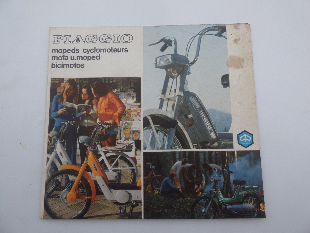 PIAGGIO BRAVO/CIAO/BOXER 2 INFO MAPJE, Fietsen en Brommers, Ophalen of Verzenden, Gebruikt