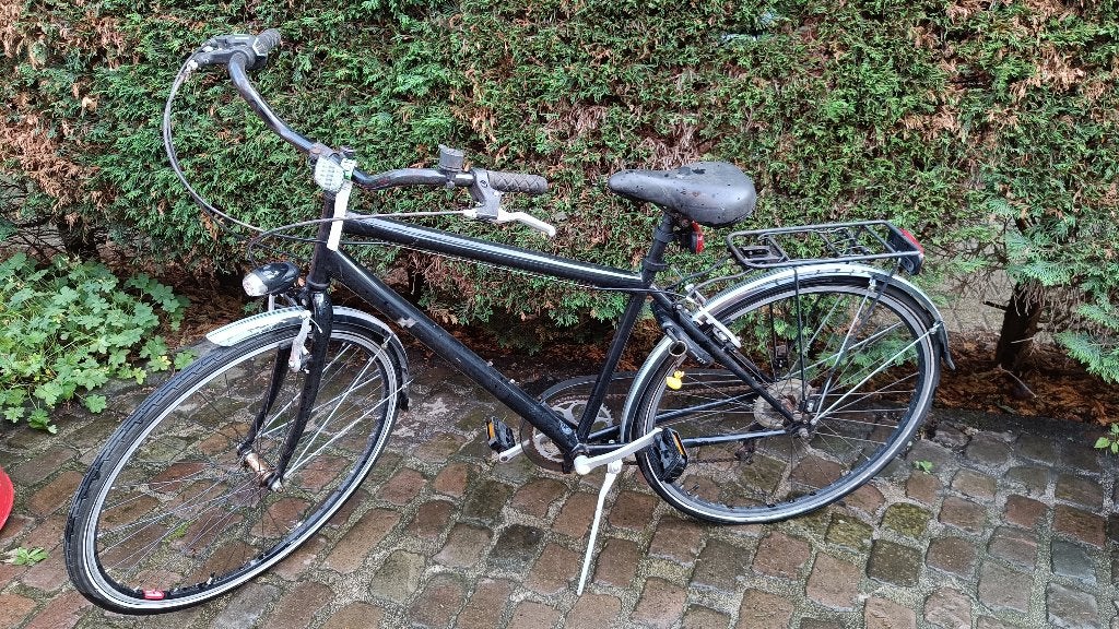 Heren fiets, Ophalen, Gebruikt, Versnellingen
