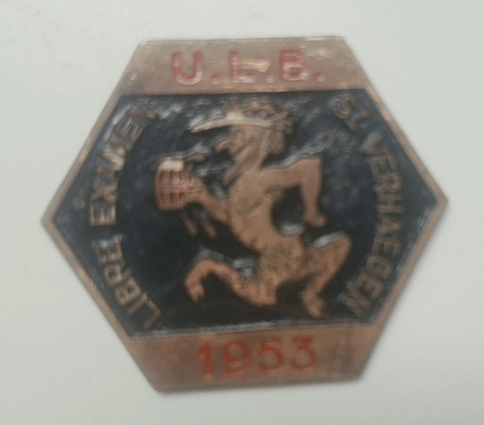 Médaille St V cercle Libre Examen ULB 1953, Enlèvement ou Envoi