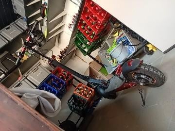 Elektrische step, Ophalen, Gebruikt, Elektrische step (E-scooter), Mankeel