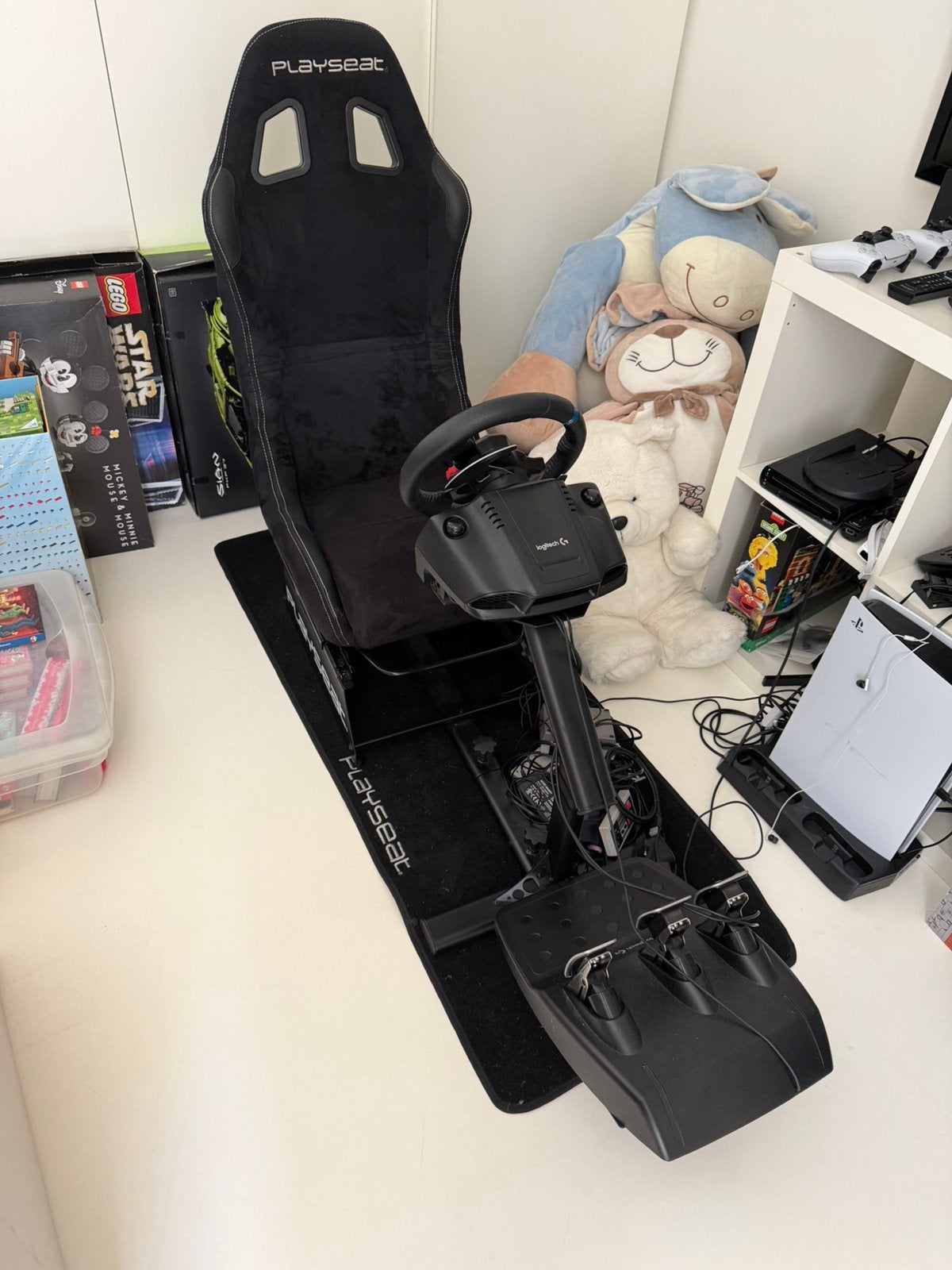 Playseat Evolution + Logitech G923 TrueForce (PS5/PS4/PC), Enlèvement ou Envoi, Comme neuf