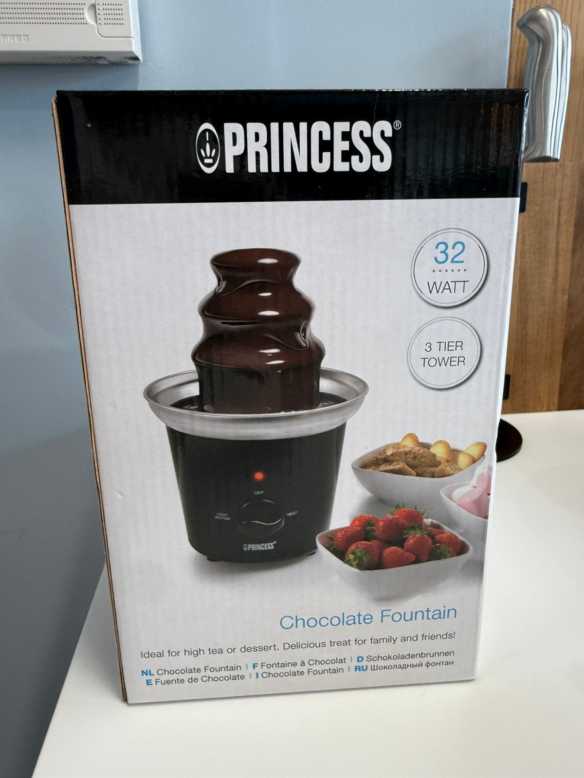 Princess chocoladefontein – ongebruikt in originele doos, Enlèvement, Neuf