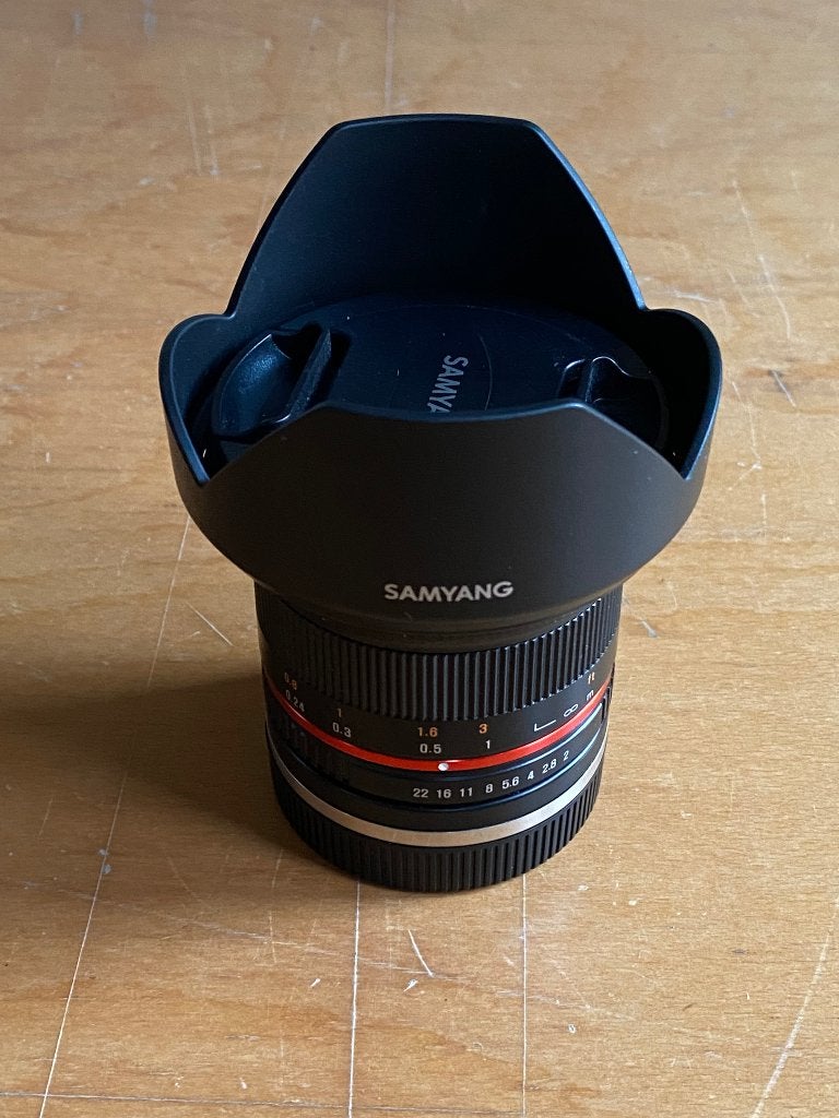 Samyang 12mm f/2.0 NCS CS | Sony E-mount | Ultra grand-angle, Enlèvement ou Envoi, Comme neuf, 12 mm, Objectif grand angle