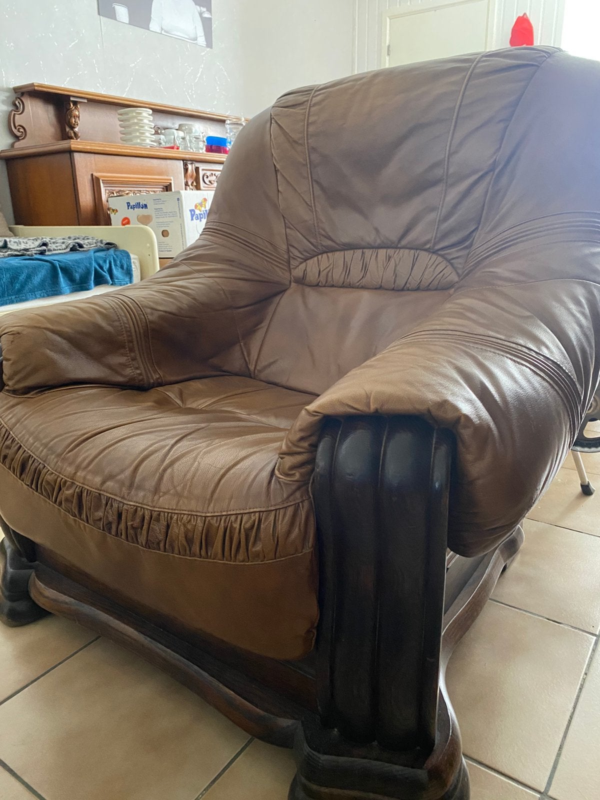bijna GRATIS : twee zetel voor de prijs van één, Moins de 75 cm, Rustiek, Moins de 150 cm, Une personne