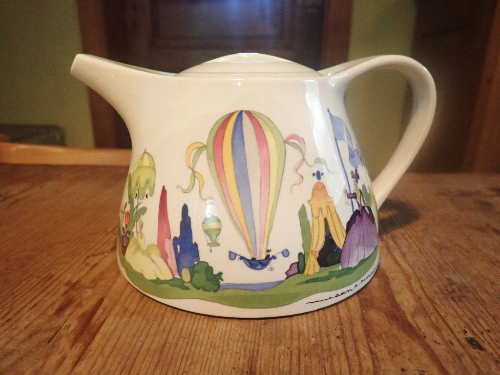 Prachtige vintage theepot Villeroy & Boch Le Ballon, Ophalen of Verzenden