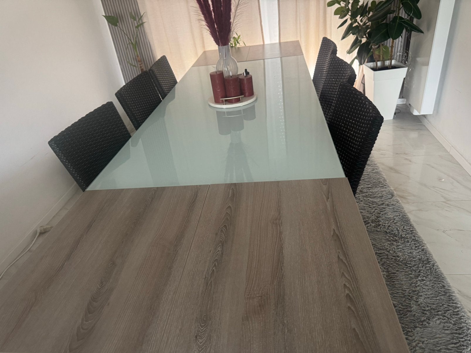 Glas achtig extra is bruin achtig, Ophalen