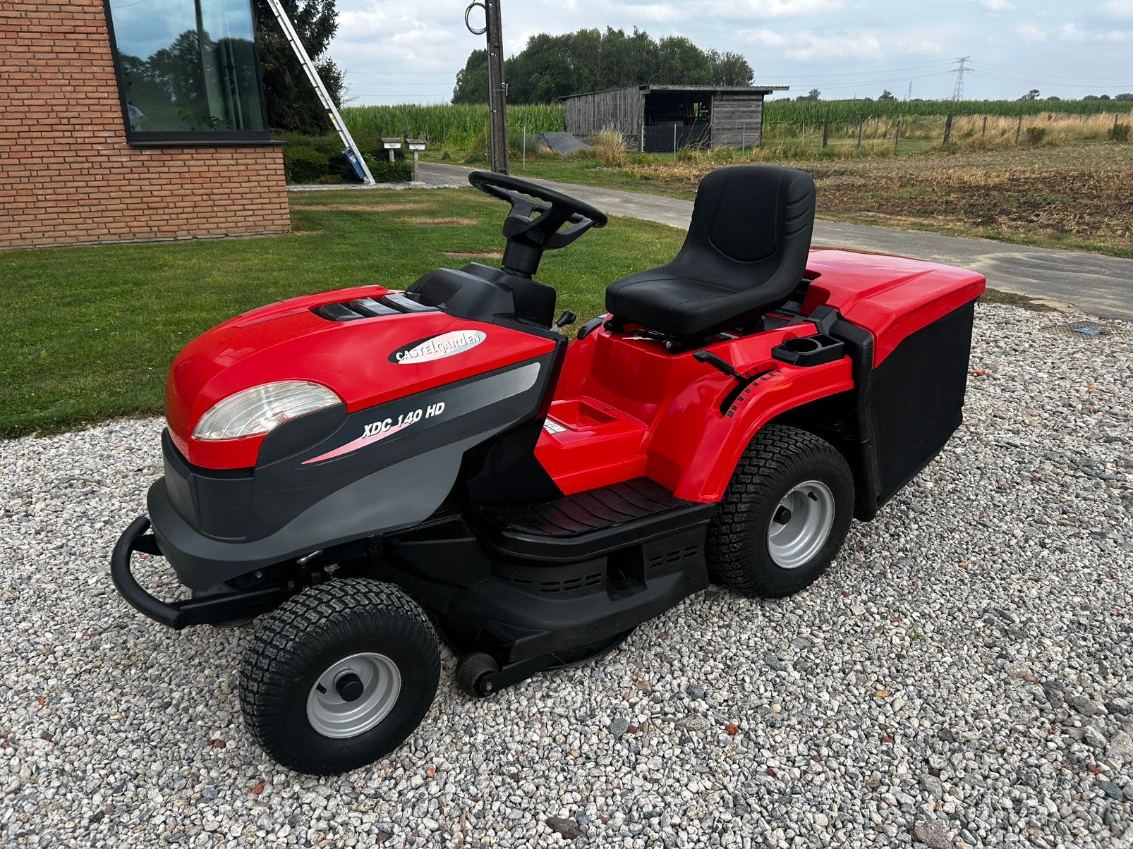 Castelgarden xdc 140 hd, Tuin en Terras, Zitmaaiers, Ophalen, Gebruikt, Opvangbak, Minder dan 90 cm