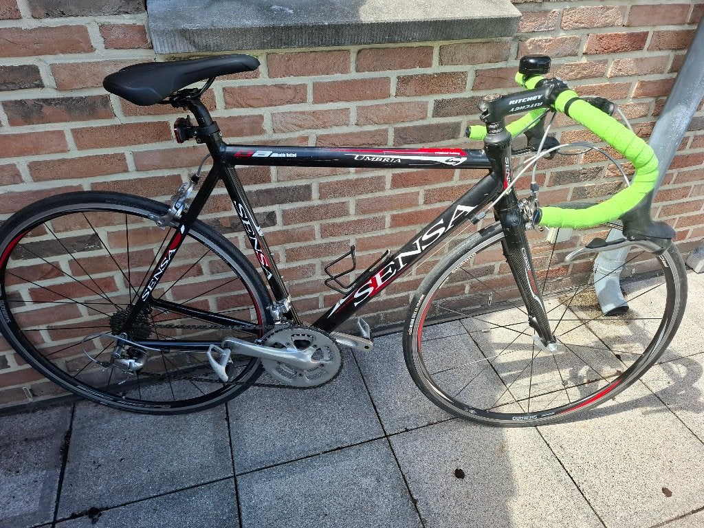 koersfiets zeer goed voor liefhebber, Autres marques, Frein sur jante, Moins de 10 vitesses, Comme neuf