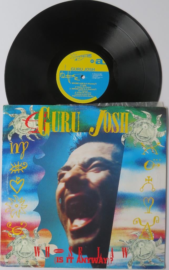 Guru Josh - Who's law is it anyway? Maxi, Ophalen of Verzenden, Gebruikt, 12 inch