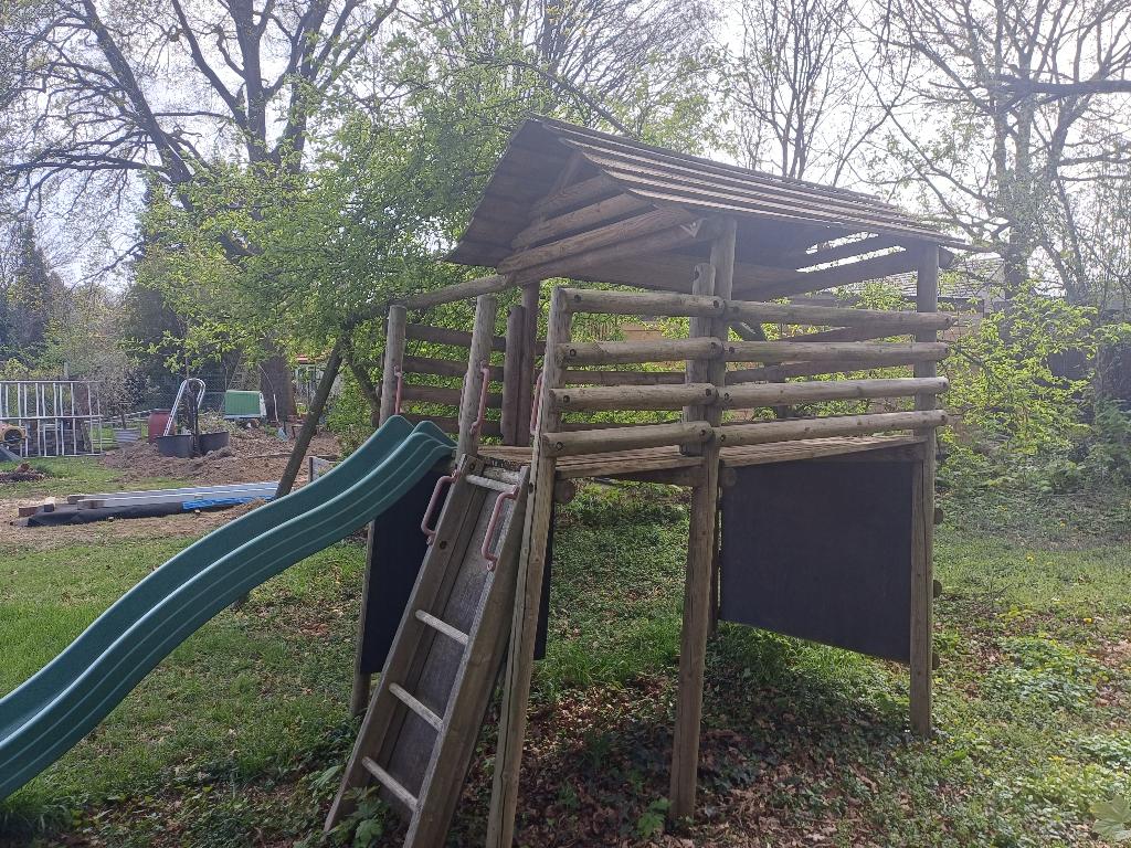 klimtoren, Ophalen, Gebruikt, Schommel