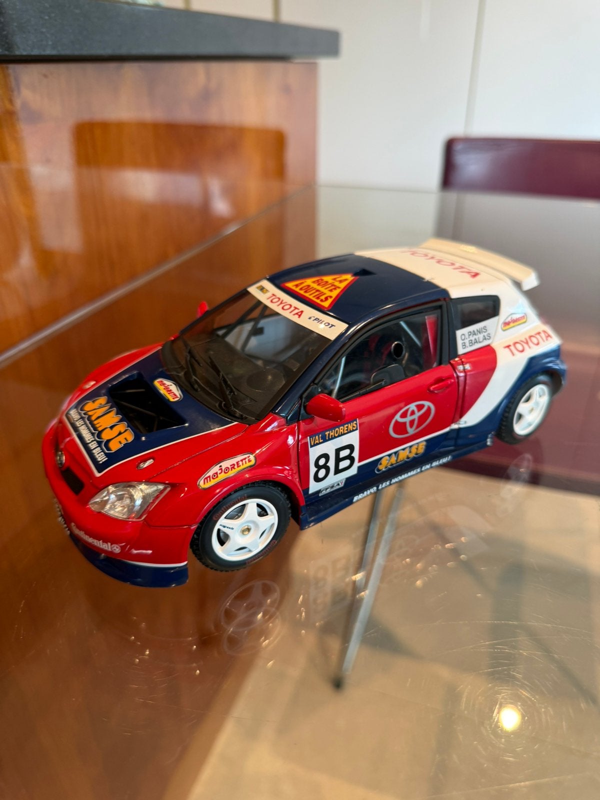 Toyota Corolla Trophée Andros 2006 1:18, Enlèvement ou Envoi, Comme neuf, Voiture, Solido