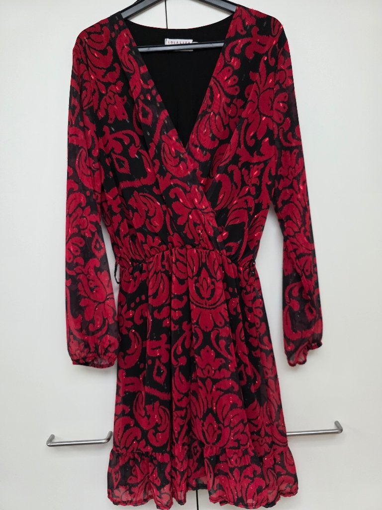 Jurk Lola Liza (maat 42), Kleding | Dames, Maat 42/44 (L), Ophalen of Verzenden, Zo goed als nieuw, Knielengte