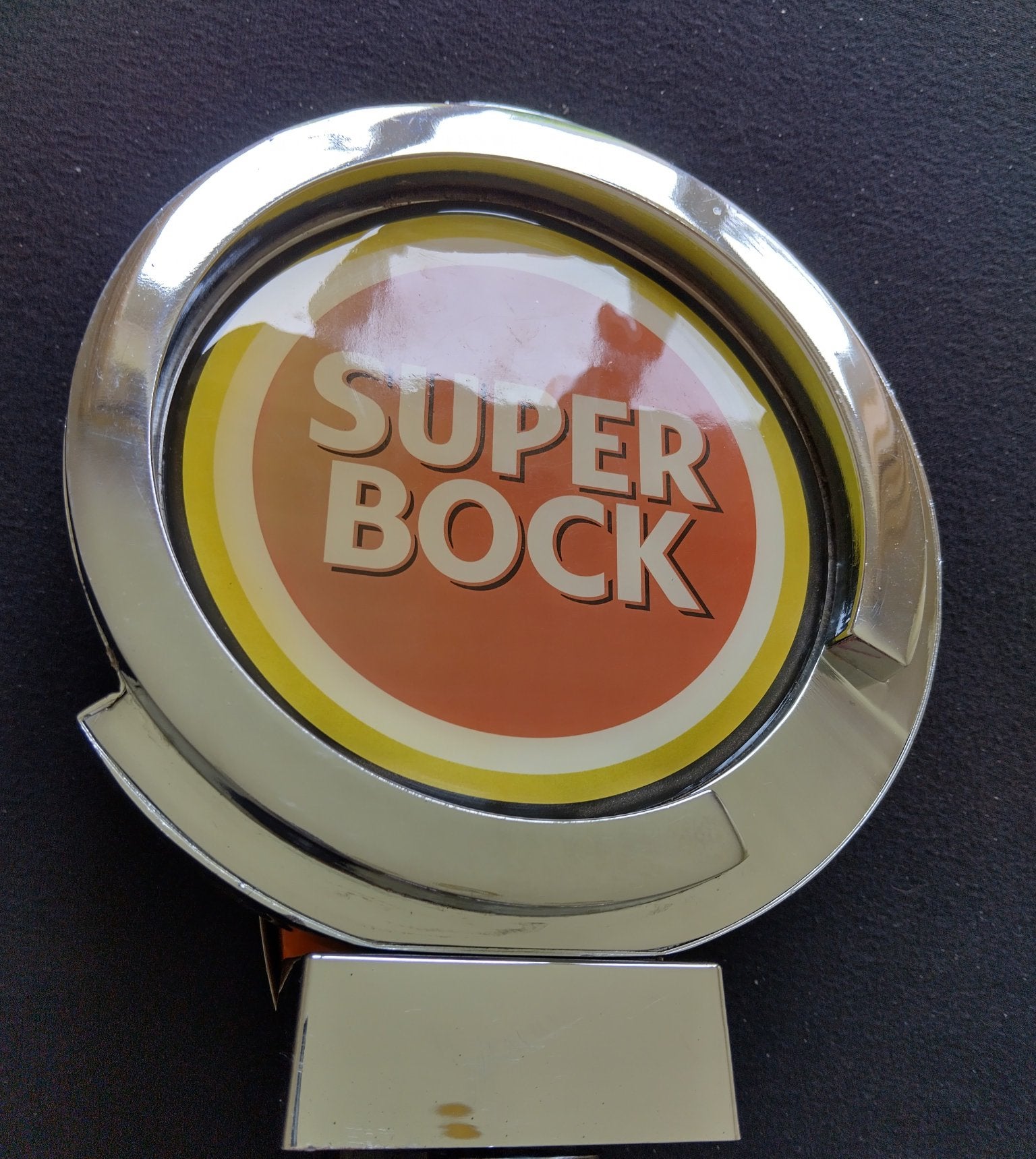 Zeldzame SUPER BOCK 50ties., Ophalen of Verzenden, Gebruikt, Reclamebord
