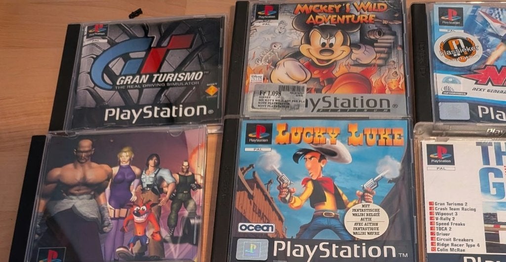 PlayStation 1 (PS1) spellen pakket - 21 games PAL, Enlèvement, Utilisé