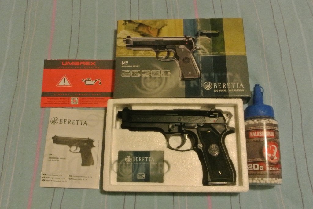 Pistolet à billes beretta, Enlèvement, Neuf