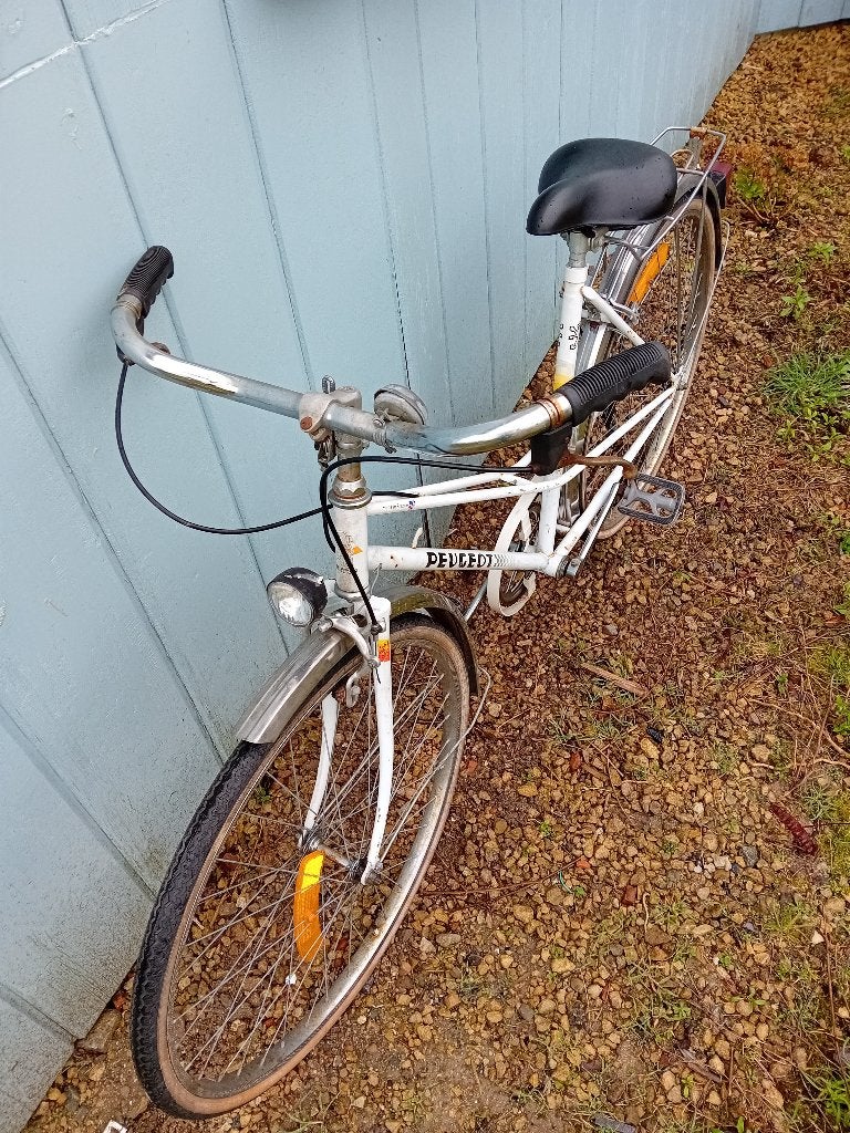 Vélo vintage Peugeot pour femme taille 50, Vélos & Vélomoteurs, Vitesses, Frein sur jante, Enlèvement, Utilisé