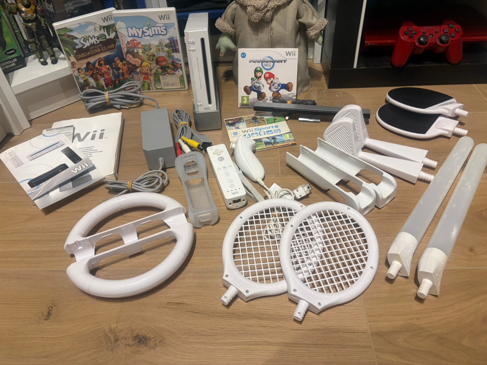 Wii pakket, Games en Spelcomputers, Spelcomputers | Nintendo Wii, Ophalen, Zo goed als nieuw