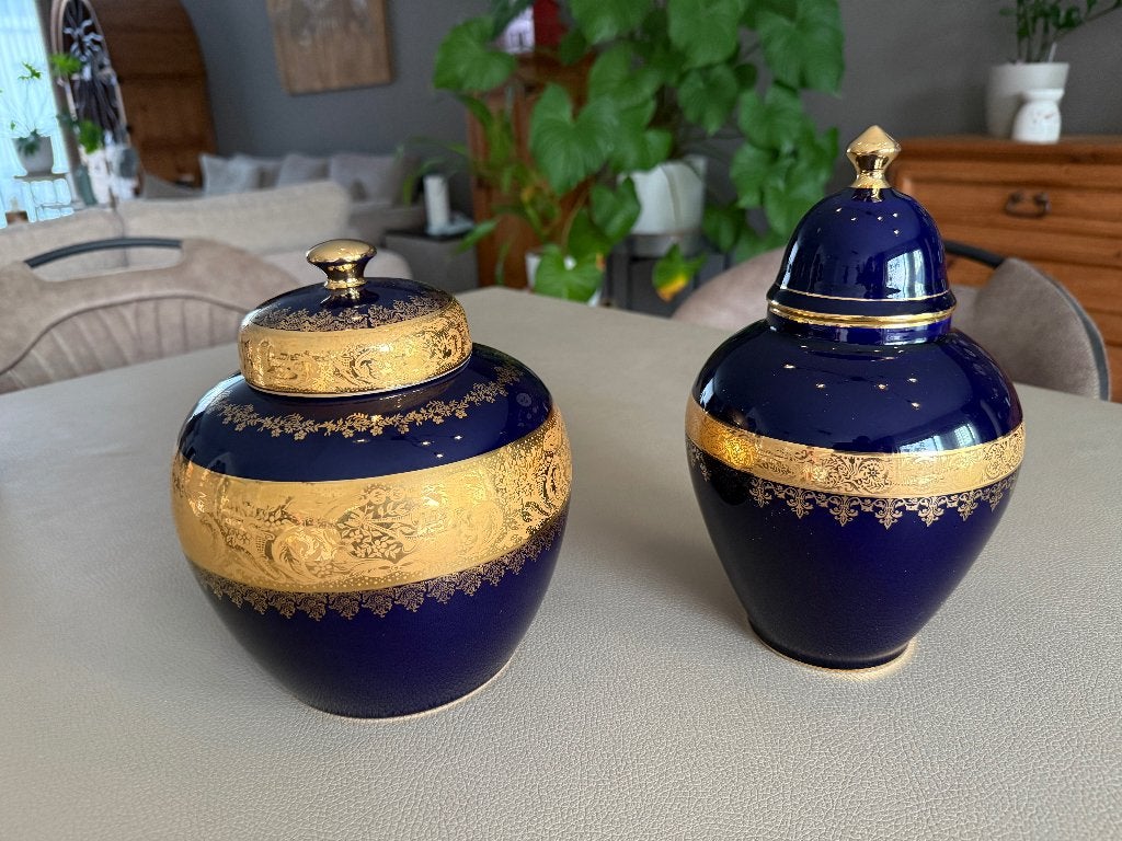 Limoges Vazen  F.M., Antiek en Kunst, Ophalen