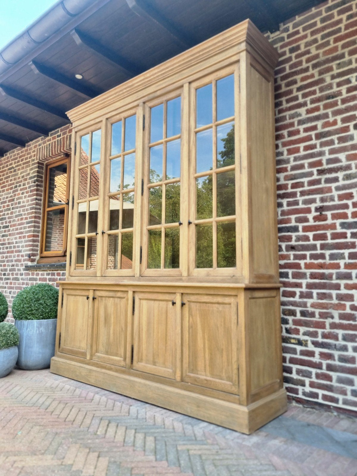 Buffet/vitrine en chêne LIVRAISON GRATUITE