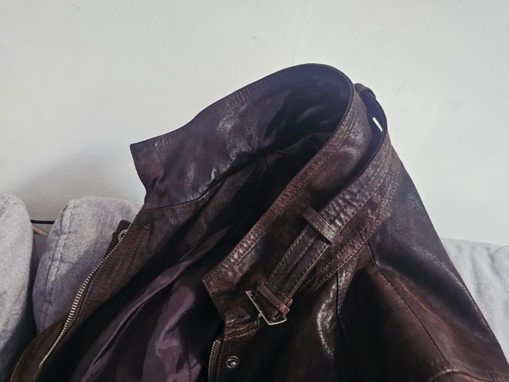 Veste en cuir River Skin . M