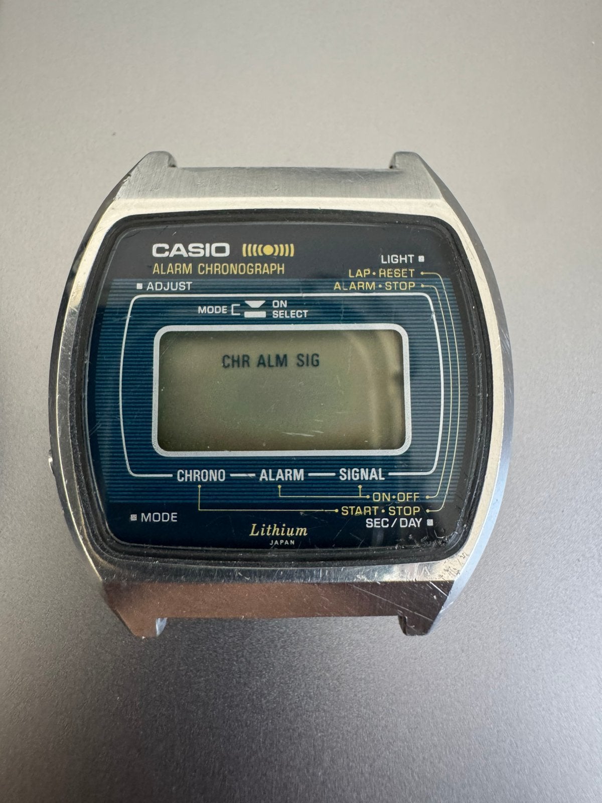 Casio 83QS-41 Digital (Rare) - Japan - Pour Pièces / Réparer, Enlèvement ou Envoi, État, Utilisé, Argent