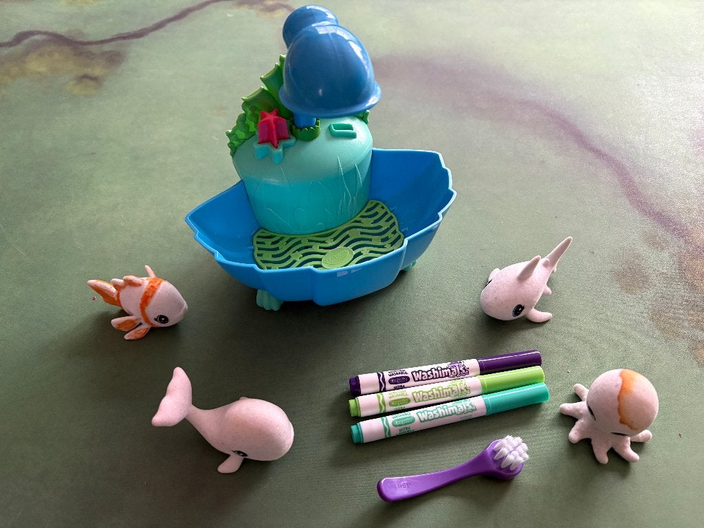 Washimals Ocean Lagune Walvis Inktvis Haai Vis Crayola, Ophalen of Verzenden, Zo goed als nieuw, Knutselen
