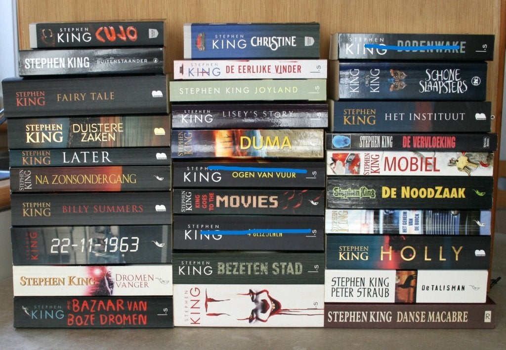 Stephen King: 29 titels, Enlèvement ou Envoi, Comme neuf, Stephen King