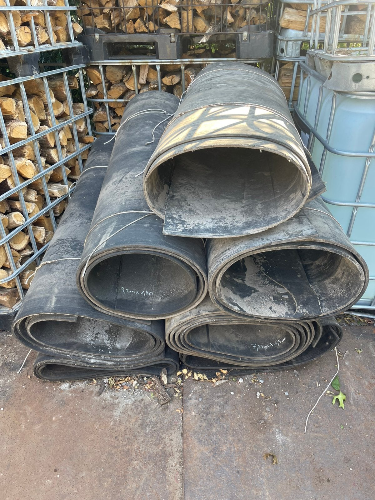 Rubber mat - stal matten diverse maten, Ophalen, Zo goed als nieuw