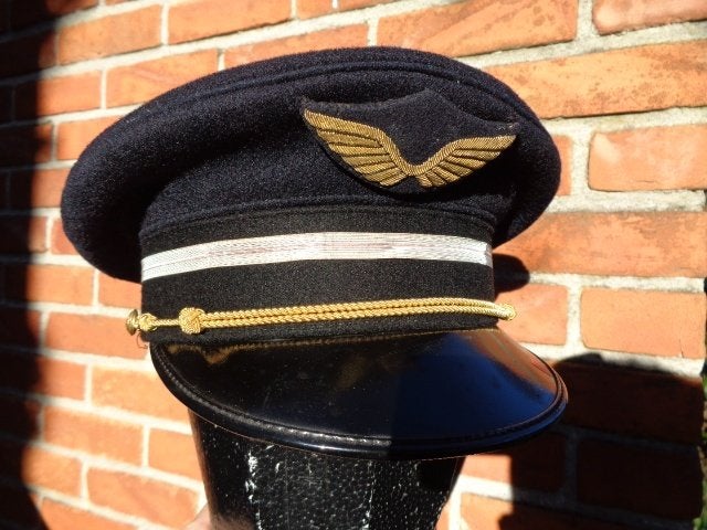 Kepie Franse luchtmacht , jaren 60/70, Verzamelen, Ophalen of Verzenden, Luchtmacht, Helm of Baret