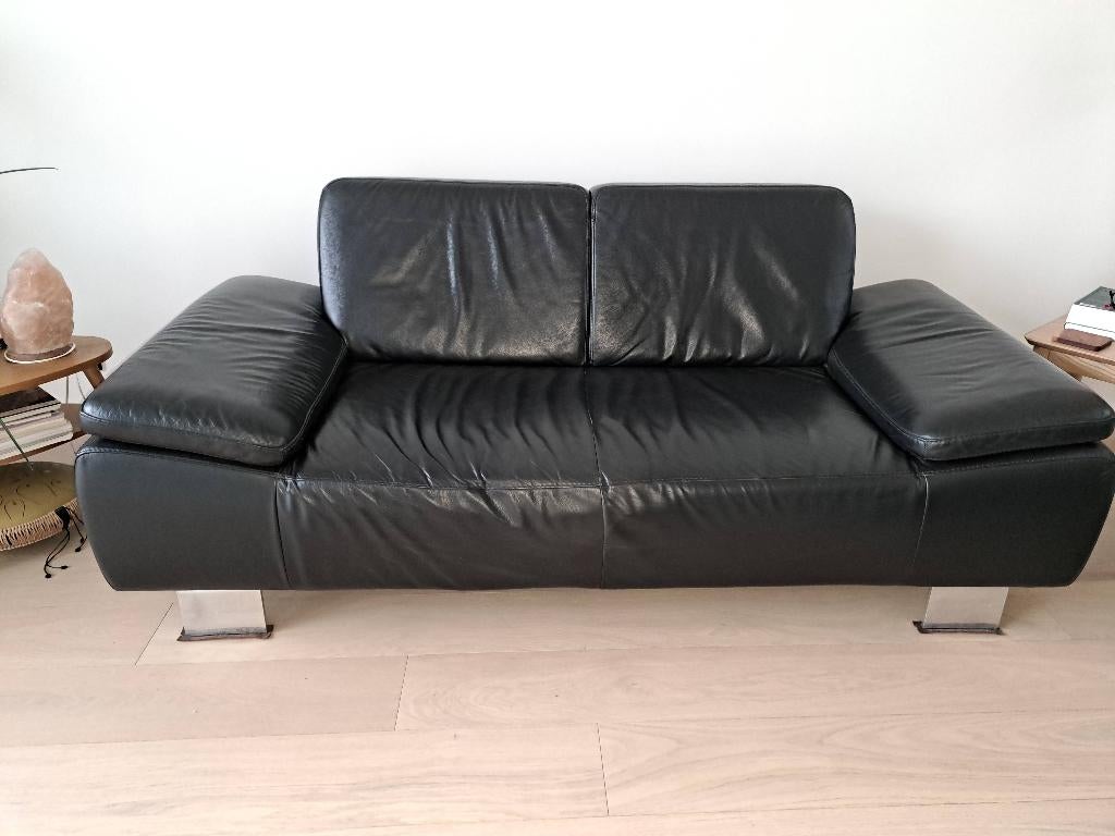 Leren zetel, Ophalen, Gebruikt, Rechte bank, Leer