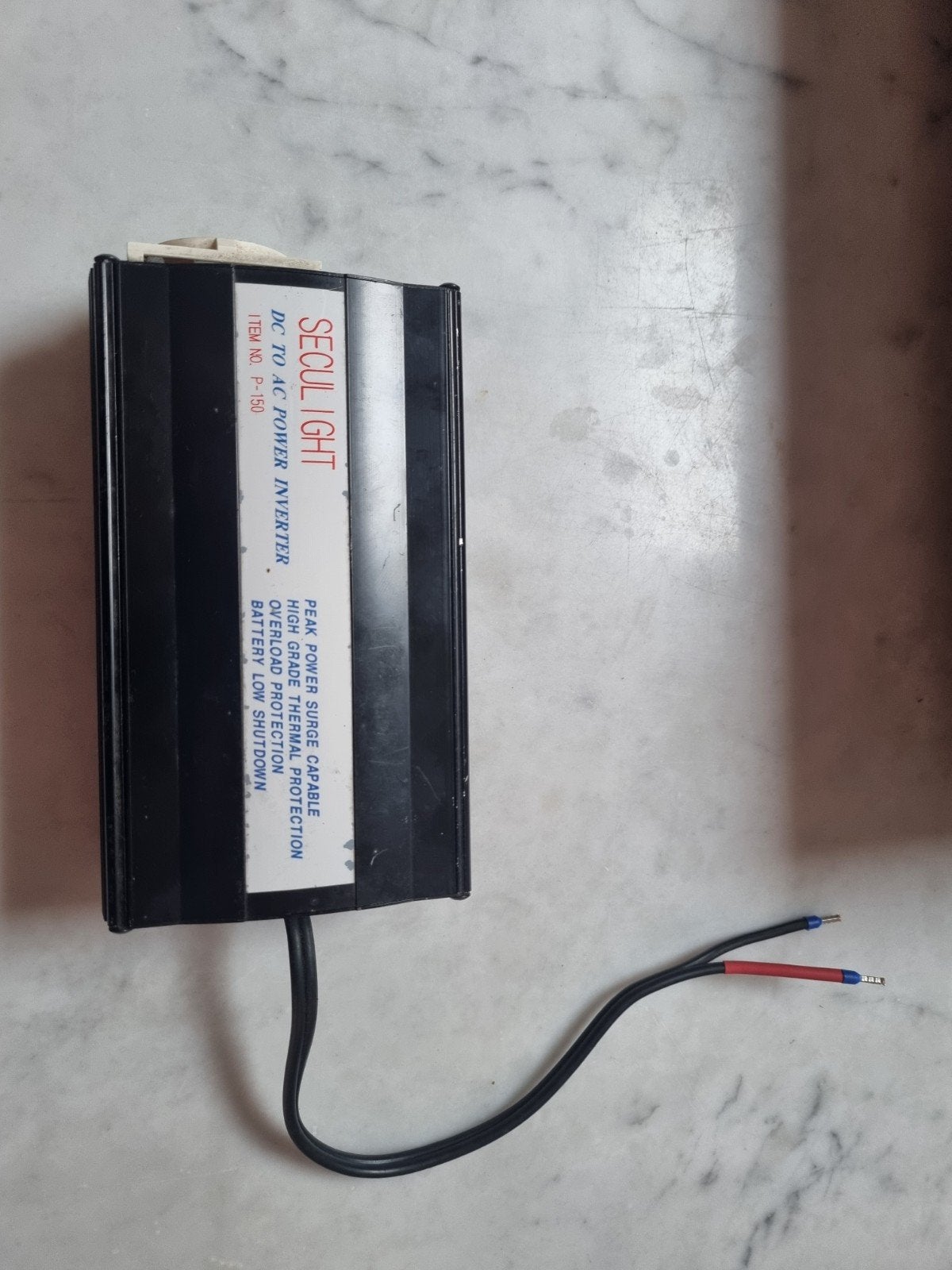 Omvormer van v12 naar 220v, Ophalen