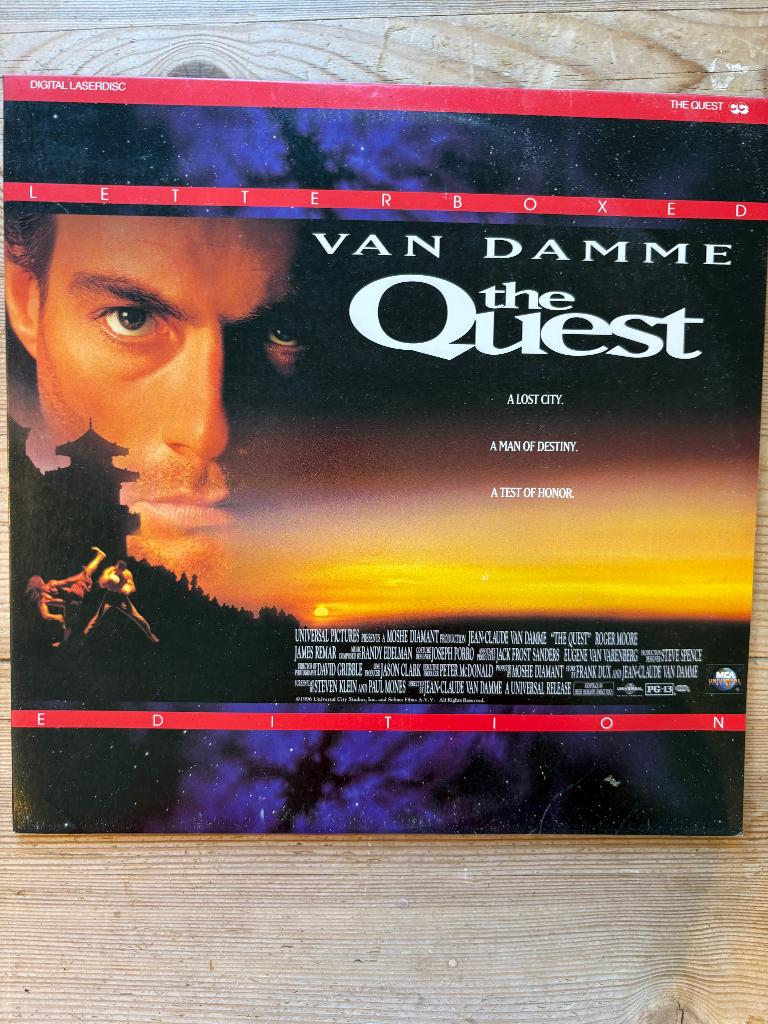 LaserDisc – The Quest – Jean-Claude Van Damme – Letterboxed, Enlèvement ou Envoi, Comme neuf, Film