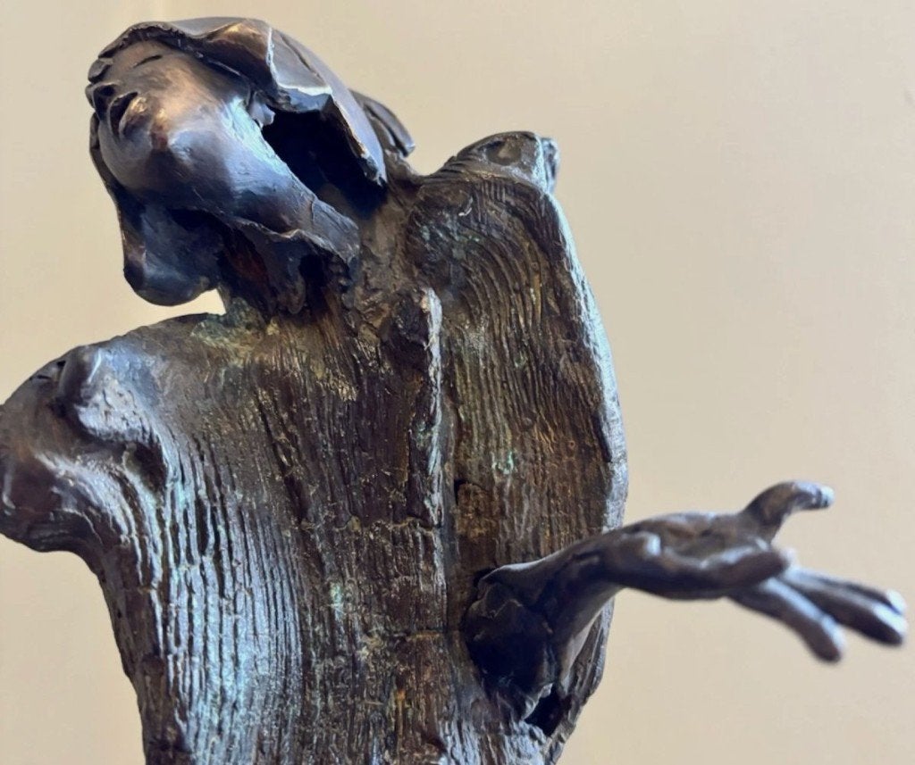 Bronze original Jean Delcourt 1939-2026, Enlèvement ou Envoi, Bronze