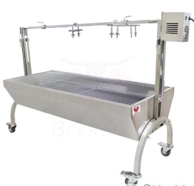 Te huur: BBQ met spit / Elektrisch draaispit / Rotisserie, Ophalen, Gebruikt, Houtskool, Overig
