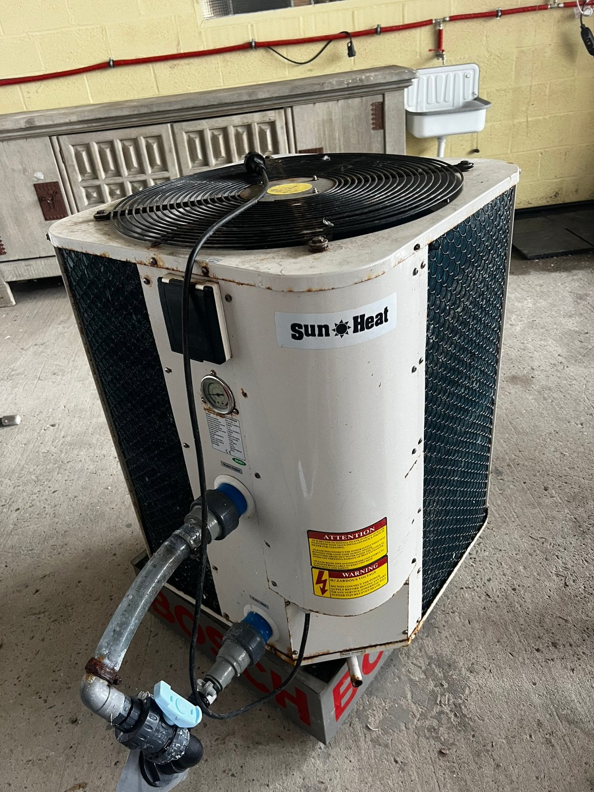 Pompe à chaleur pour piscine Sun Heat PRO V125 – 12,5 kW, Jardin & Terrasse, Piscines, Enlèvement, Comme neuf