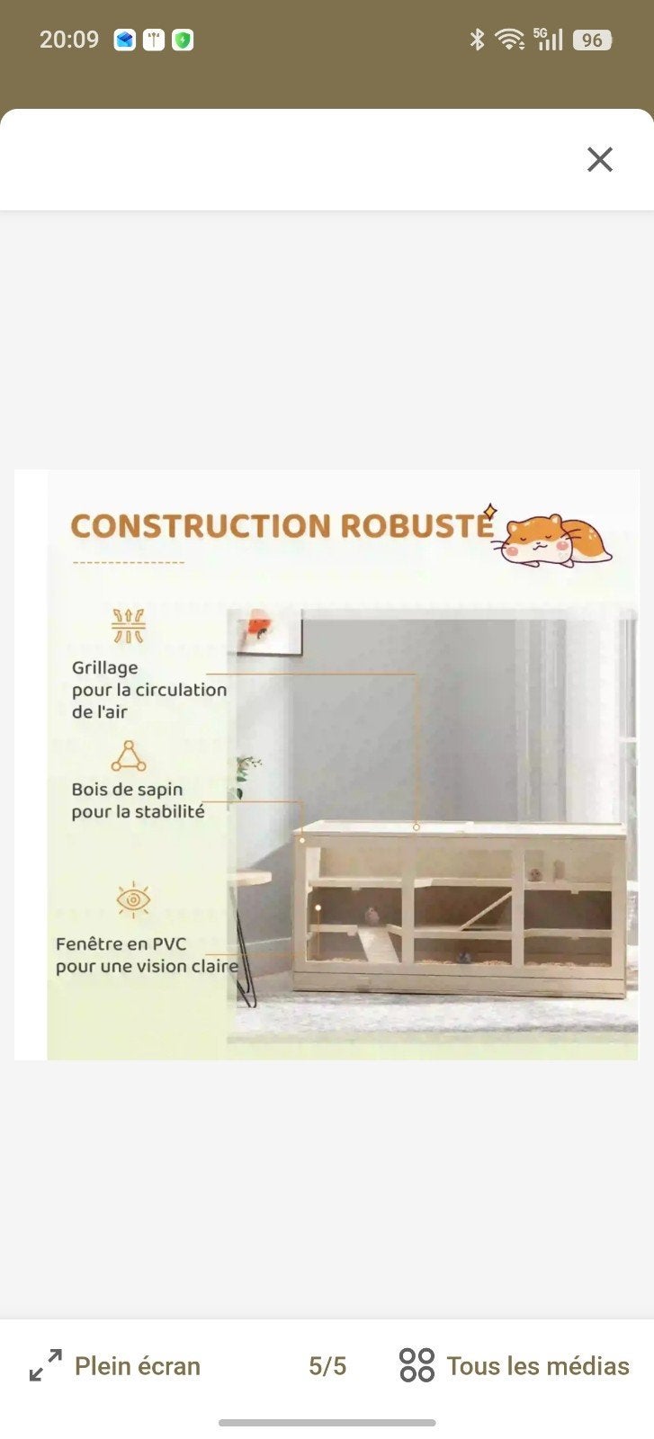 kooi voor knaagdieren, Dieren en Toebehoren, Kooi, 110 cm of meer, Nieuw, Ophalen of Verzenden