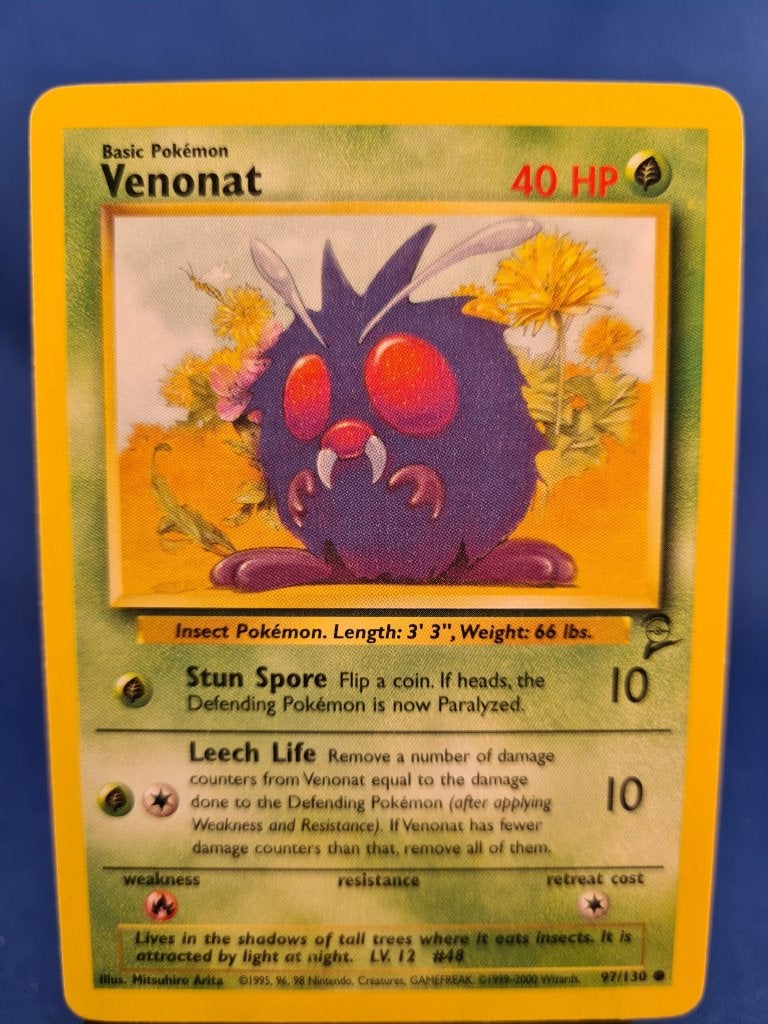 Venonat 97/130 - Base Set 2, Envoi, Utilisé