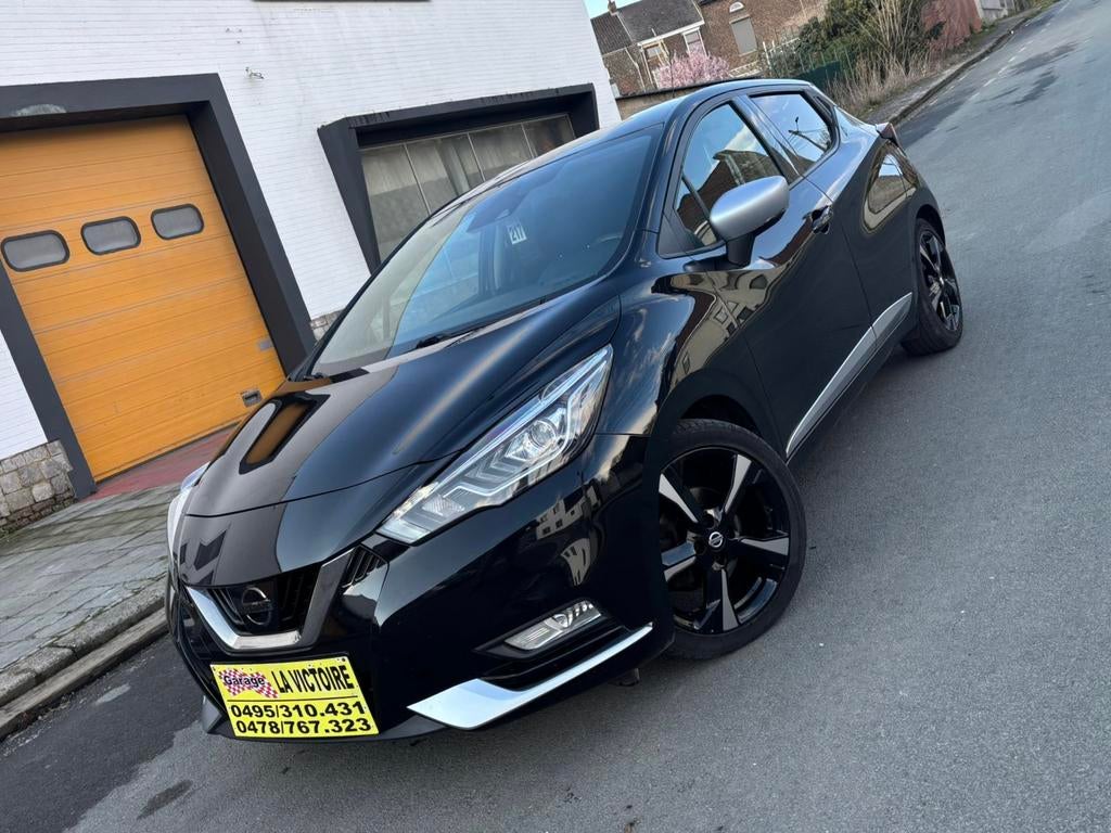 Nissan Micra 2017 année 0.9 essence 176000km 0032478767323, Auto's, Voorwielaandrijving, 898 cc, Euro 6, Zwart