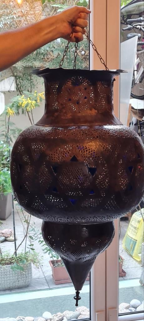 Suspension artisanale marocaine Xxl, Enlèvement, Verre