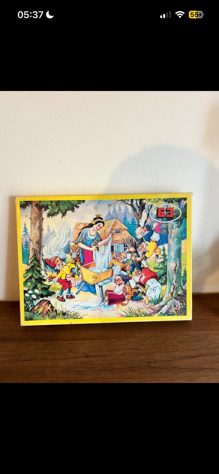 Oude Jigsaw puzzel Disney Sneeuwwitje, Verzamelen, Ophalen of Verzenden